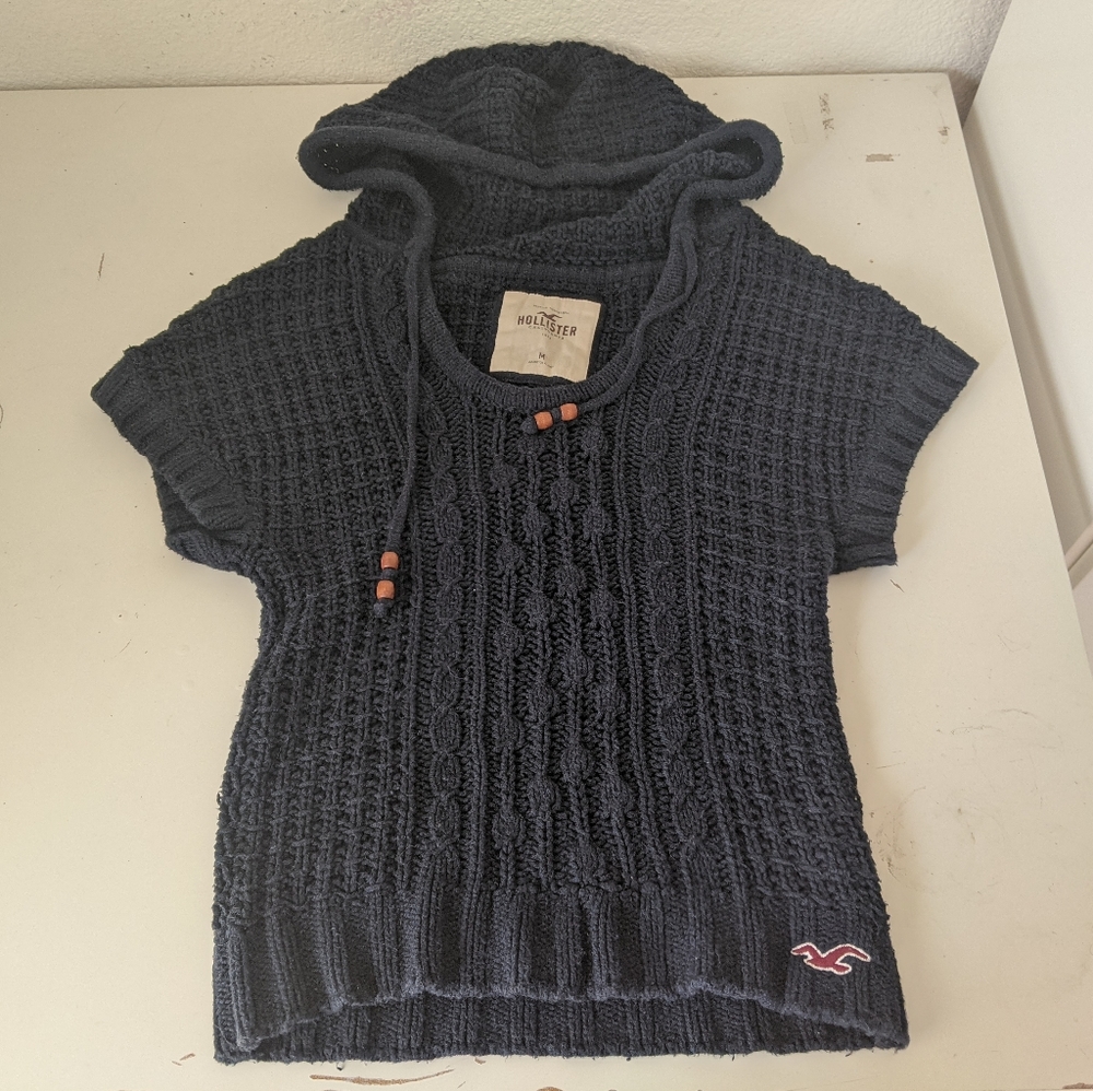 Hollister Sweater Shirt - Navy